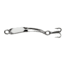 Iron Decoy Steely 1 Lure 1.5, Silver/Glow in the Dark, 1/12 oz, Steely 1 SGW