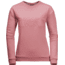 Jack Wolfskin Logo Sweatshirt - Womens, Rose Quartz, Small, 1707191-2131002
