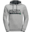Jack Wolfskin Slogan Hoody - Mens, Light Grey, Medium, 1707221-6111003