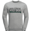 Jack Wolfskin Slogan Sweatshirt - Mens, Light Grey, Large, 1707391-6111004