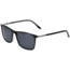Jaguar 37203 Sunglasses , Black-Silver Frame, Polarized Lens, 56-17-145, JG37203565014