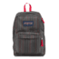 Jansport Digibreak Backpack-Red Tape/Grunge Stripe