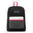 Jansport Exposed 25L Backpack, Black/Fluorescent Red, JS0A3C4X4B7