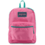 Jansport Overexposed Backpack-Lipstick Kiss/Spanish Teal