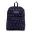 Jansport Superbreak Backpack-Navy Moonshine/Pink Flamingo