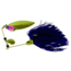 JB Lures Pro-Laser Plus Spinnerbait, Black/White/Red, 3/8oz, PLP3801