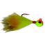 JB Lures Rabbit Hair Jig 1/16 oz Chartreuse-Orange/Chartreuse-Orange, RH163C