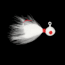 JB Lures Rabbit Hair Jig 1/16 oz, White/White, RH161C