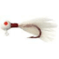 JB Lures Rabbit Hair Jig 1/64 oz, White/White, RH641C