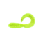 Jerry's Lures Assault Grub, 20, 1in, Chartreuse Mf , Chartreuse w/Silver Flake, 71033
