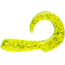 Jerry's Lures Assault Grub, 20, 2in, Chartreuse Mf , Chartreuse w/ Silver Flake, 72033