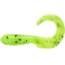 Jerry's Lures Assault Grub, 20, 2in, Speckled Slime , Opaque Chartreuse w/Pepper Flake, 72022