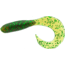 Jerrys Lures Assault Grub, 5in Motor Oil Green MF, 10/Pack, 75045