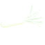 Jerry's Lures Mini Skirt Soft Bait, 20, 1 1/2in, Pearl, 81010