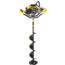 Jiffy 46X-Treme Propane w/STX-PRO Drill Assembly, Left Hand, 6in, Yellow, Large, 46-06-ALL