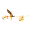 Joes Flies Short Striker Classic In-Line Spinner Fly, Sz 10, Light Cahill, 130-10