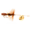 Joes Flies Short Striker Classic In-Line Spinner Fly, Sz 8, Brown Hackle, 110-8