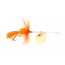 Joes Flies Short Striker Classic In-Line Spinner Fly, Sz 8, Cheez Eggs Fly, 167-8