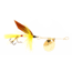Joes Flies Short Striker Classic In-Line Spinner Fly, Sz 8, Mi Fly, 107-8