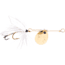 Joes Flies Short Striker Classic In-Line Spinner Fly, Sz 8, White Miller, 117-8