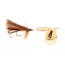 Joes Flies Super Striker Elite In-Line Spinner Fly, Sz 4, 1/4 oz March Brown, B-4131