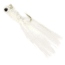 Johnson Beetle Bou Hard Bait, Marabou Jig, 1/32 oz, 2in / 5cm, Hook Size 1, 10 Hooks, White, 1200225