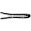 Johnson Nickel Blade Hard Bait, 1/4 oz, 2in / 5cm, Hook Size 4, Nickel Blade, White/Black Stripe, 1119473