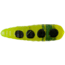 Johnson Nickel Blade Hard Bait, 1/4 oz, 2in / 5cm, Hook Size 4, Nickel Blade, Chartreuse/Black Spots, 1119467