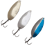 Johnson Shutter Spoon Hard Bait Kit, 1/4 oz, 1 1/2in / 4cm, Hook Size 6, 3 Hooks, Varies, 1372041