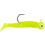 Johnson Swimming Paddletail Soft Bait, 1/8 oz, 2 1/8in / 5cm, Hook Size 1, 5 Hooks, Chartreuse, 1430324