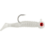 Johnson Swimming Paddletail Soft Bait, 1/8 oz, 2 1/8in / 5cm, Hook Size 1, 5 Hooks, Pearl White, 1430520