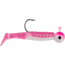 Johnson Swimming Paddletail Soft Bait, 1/8 oz, 2 1/8in / 5cm, Hook Size 1, 5 Hooks, Pink/White, 1430327