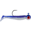 Johnson Swimming Paddletail Soft Bait, 1/4 oz, 2 1/8in / 5cm, Hook Size 2/0, 5 Hooks, Purple Pearl, 1430530
