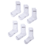 Jordan Jordan Everyday Crew Socks 6 Pairs in White FZ2051-100, White, M, unisex, 1015582221-00197597042275