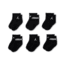 Jordan Jordan Everyday Essentials Baby /Toddler Ankle Socks 6 Pairs in Black NJ0734-023, Black, 6-12M, unisex, 1015965871-00197717993432