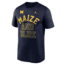 Jordan Mens Michigan Primetime Arch Mantra Legend Jordan Brand Dri-FIT College T-Shirt in Blue NKGK41SMWN-7XS, Blue, L, male, 1016090230-00199138733222