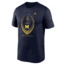 Jordan Mens Michigan Primetime Football Icon Legend Jordan Brand Dri-FIT College T-Shirt in Blue NKGK41SMWN-BE2, Blue, L, male, 1016043218-00198985908111