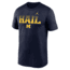 Jordan Mens Michigan Primetime Kinetic Mantra Legend Jordan Brand Dri-FIT College T-Shirt in Blue NKGK41SMWN-A8J, Blue, M, male, 1016043207-00198985907824