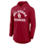 Jordan Mens Oklahoma Primetime Arch Jordan Brand Dri-FIT College Long-Sleeve Hooded T-Shirt in Red 0JNB69WOKN-UKL, Red, S, male, 1016043062-00199137810450