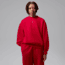Jordan Womens Jordan Brooklyn Fleece Crew-Neck Sweatshirt in Red IM7288-687, Red, S, female, 1015948509-00198962194643