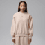 Jordan Womens Jordan Brooklyn Fleece Crew-Neck Sweatshirt in White IM7288-272, White, S, female, 1015948527-00198962200009