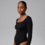 Jordan Womens Jordan Brooklyn Long-Sleeve Bodysuit in Black IM7228-010, Black, 2XL, female, 1015984279-00198966221888