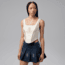 Jordan Womens Jordan Flight x Howard University Corset in White JA5679-133, White, female, 1016011558-00199777623267