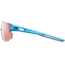 Julbo Aerospeed Sunglasses Cyan Blue/Blue Frame with zebra light RED Lenses, J5023412
