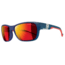 Julbo Coast Sunglasses, Matte Dark Blue Frame w/Spectron 3 + Mlayer Red Lenses 4721112