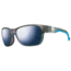 Julbo Coast Sunglasses, Transparent Grey/Blue Frame w/Polarized 3+ Mlayer Blue Lenses 4729121