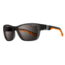 Julbo Coast Sunglasses with Polarized Lenses, Trans. Black/Orange, Large J4729014