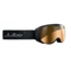 Julbo Luna Goggles, Black w/Camel Double Spherical Lenses And A Silver Flash Treatment 72850143