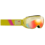 JULBO Luna Ski Goggles,Yellow Ski Goggles,Zebra Light Lenses w/Multilayer Fire Flash, Small 72831155