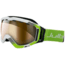 Julbo Orbiter Goggles, White-Black-Green Frame, Camel Lens 72050111